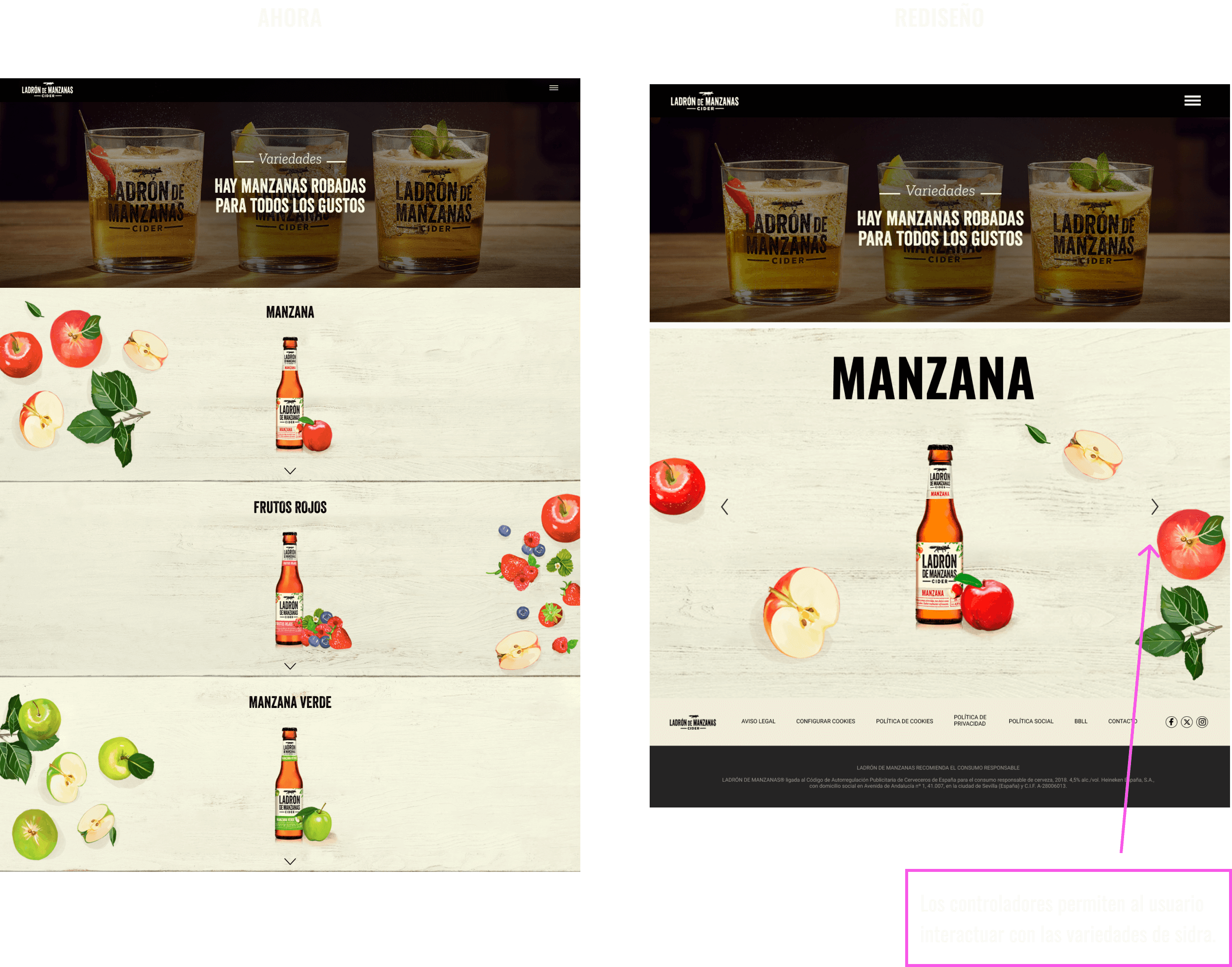 Rediseño Ladrón de manzanas